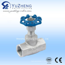 ANSI Stainless Steel Thread Globe Valve Fabricant